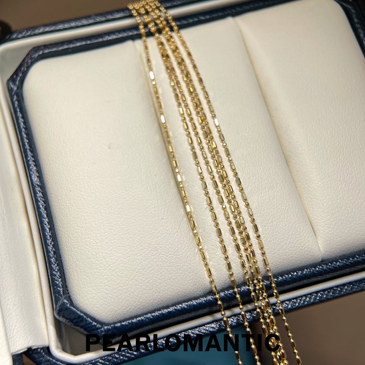 [Group-Buying] Golden Bead 18K Japan-Made Adjustable Bead Chain Necklace 45–50cm