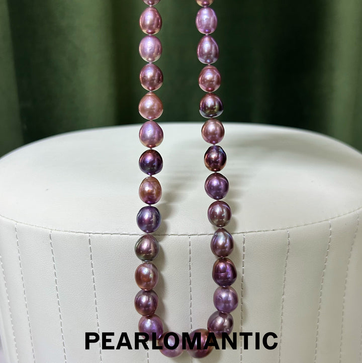 [Designer's Choice] Freshwater Baroque Pearl 9-12mm Candy Purple Classic Necklace 42cm