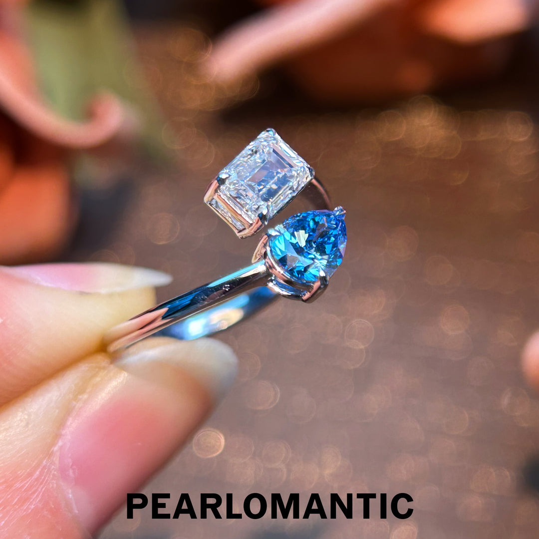 [Fine Jewelry] Lab-Grown Diamonds Sky Meets Ice Ring Size US 7 with PT950