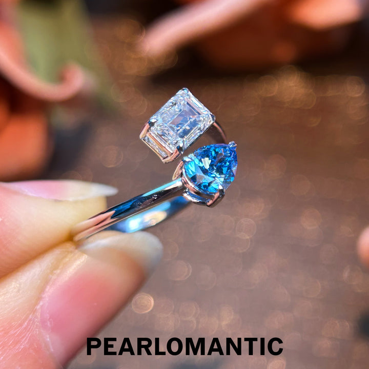 [Fine Jewelry] Lab-Grown Diamonds Sky Meets Ice Ring Size US 7 with PT950