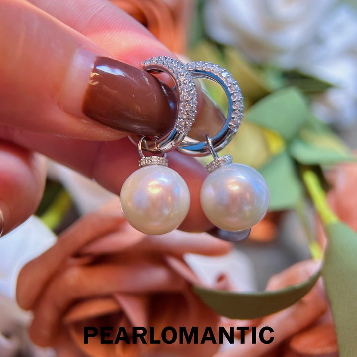 [Everyday Essnetials] Freshwater Pearl 12-13mm Rare Size Dual Style Pendants & Earrings
