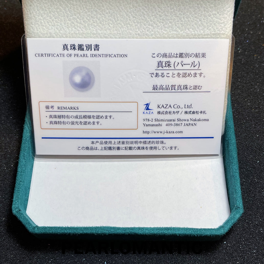 [Fine Jewelry] Akoya Hanadama 7.5-8mm Pearl Filigree Design Earring w/ 18k Gold