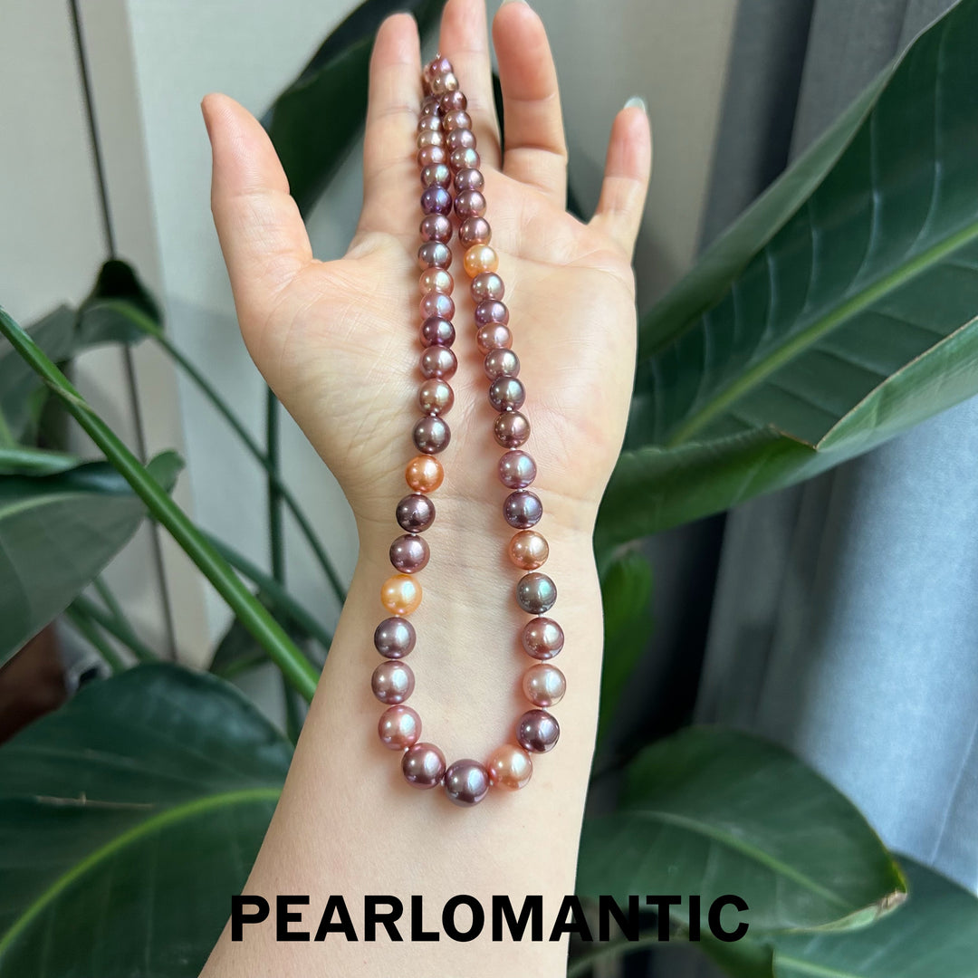 [Designer's Chioce] Freshwater Pearl Rare Metal Gradient Color Classic Necklace