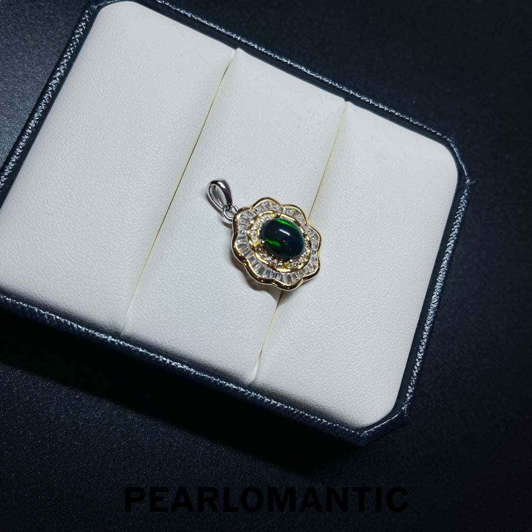 [Fine Jewelry] Black Opal 1.5ct Pendant w/ S925