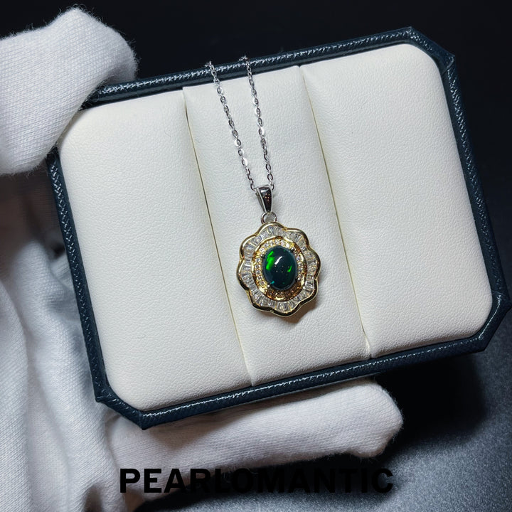[Fine Jewelry] Black Opal 1.5ct Pendant w/ S925