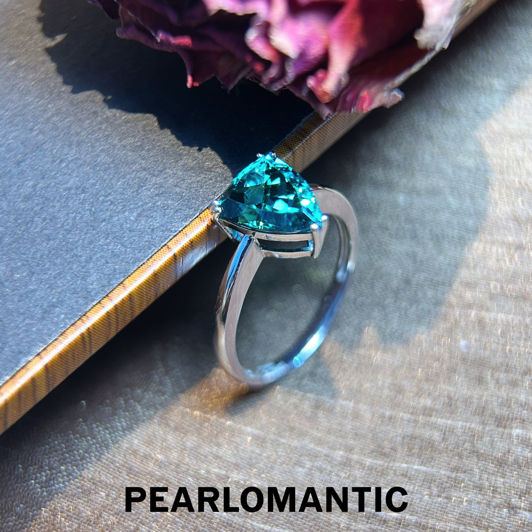 [Fine Jewelry] Rare Shape Tourmaline Nova Tria Ring Size 6.5 with PT900