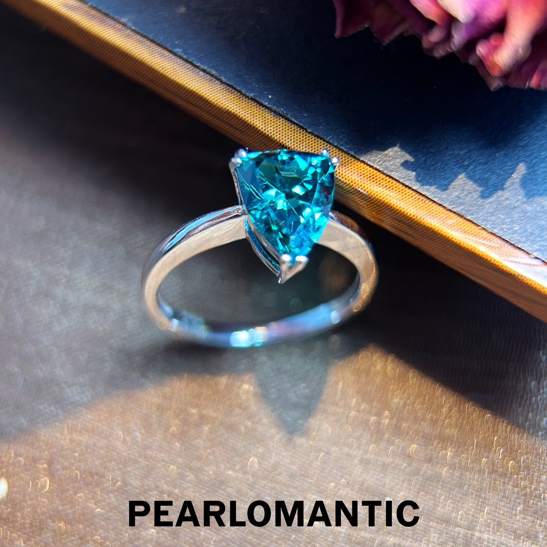 [Fine Jewelry] Rare Shape Tourmaline Nova Tria Ring Size 6.5 with PT900