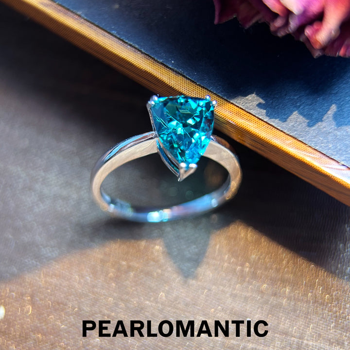 [Fine Jewelry] Rare Shape Tourmaline Nova Tria Ring Size 6.5 with PT900