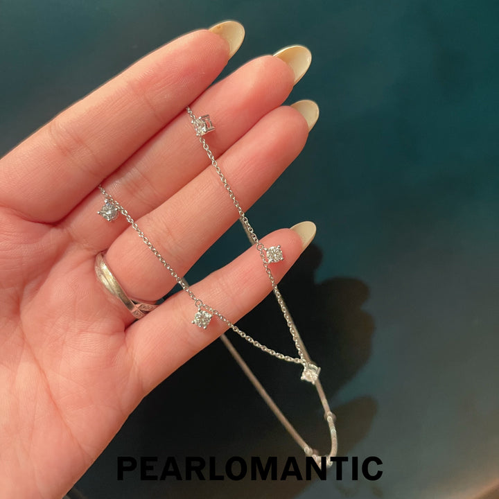 [Group-Buying] Lab-Made Diamonds 1ct Starry Necklaces w/ PT900 Adjustable Chain