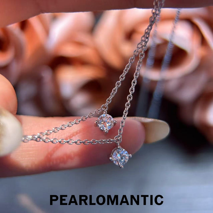 [Group-Buying] Lab-Made Diamonds 1ct Starry Necklaces w/ PT900 Adjustable Chain