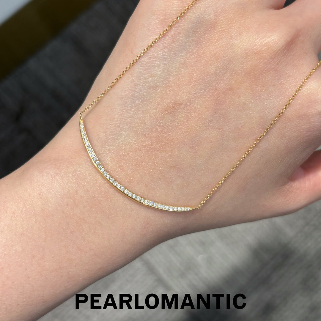 [Group-Buying] 18K Gold Lab-Grown Diamond 0.29ct Dawn Smile Adjustable Necklace