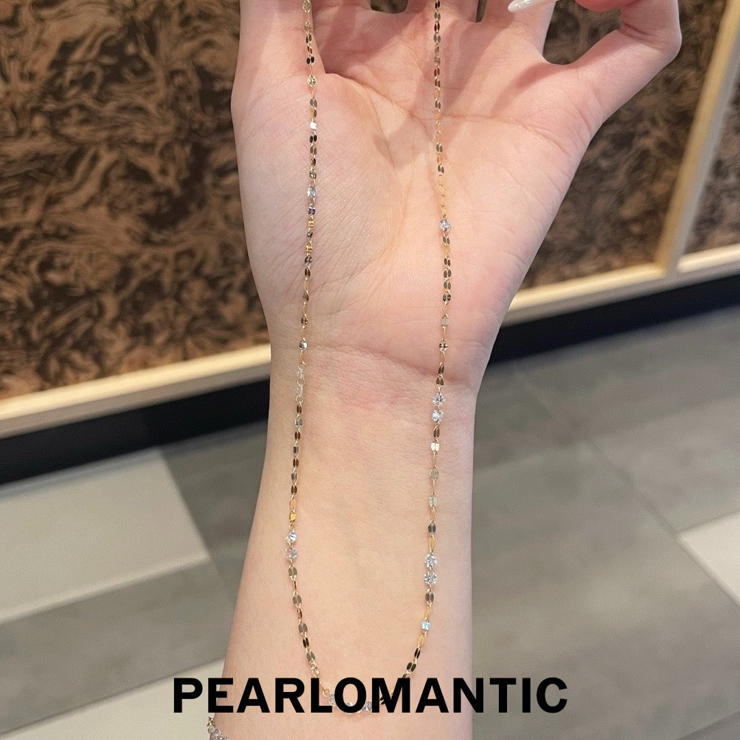 [Group-Buying] 1.3ct Lab Diamond Sparkle Station Necklace in 18K Gold