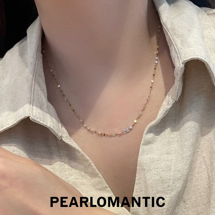 [Group-Buying] 1.3ct Lab Diamond Sparkle Station Necklace in 18K Gold