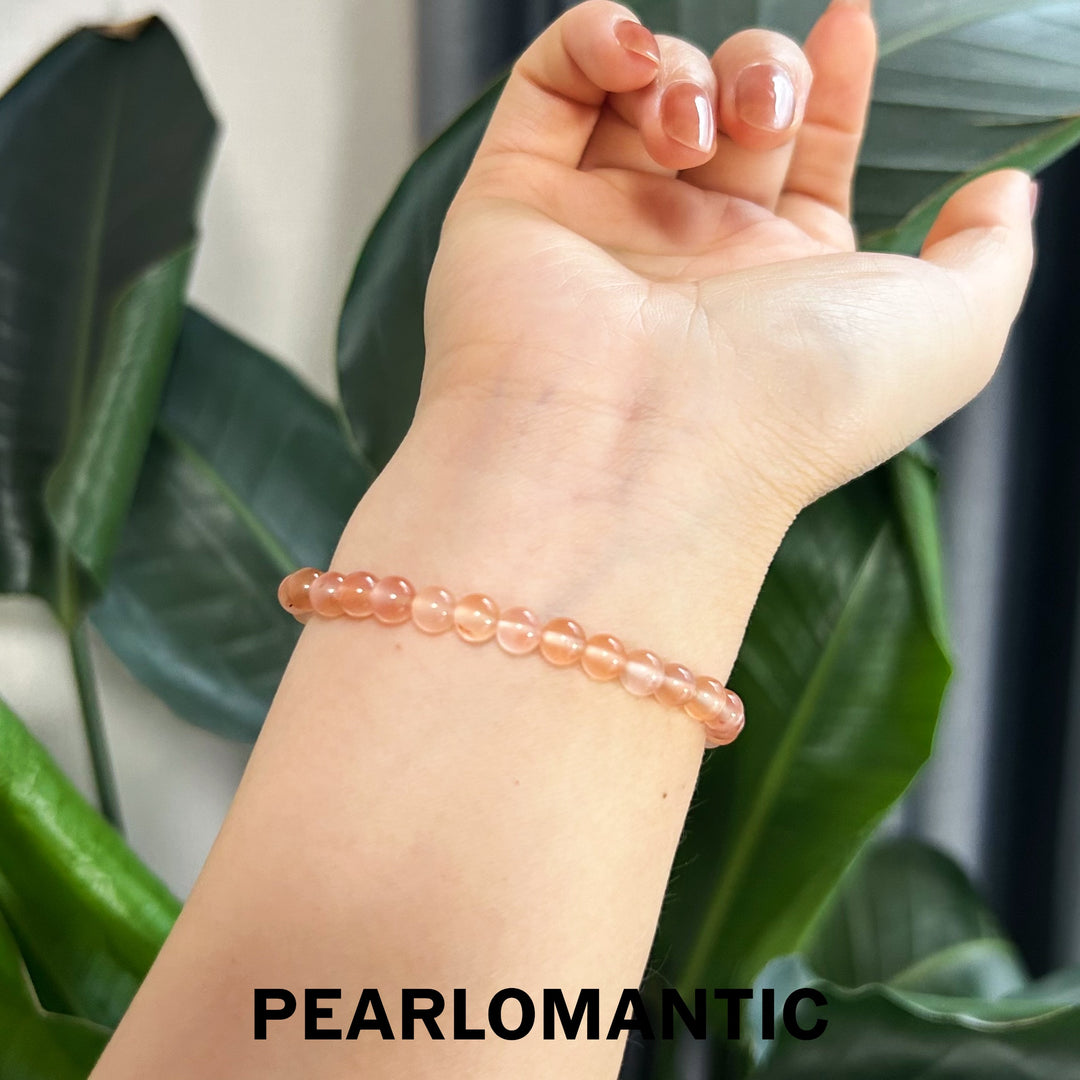 [Designer’s Choice] Blush Grove Rose Quartz Jade &amp; Tahitian Pearl Bracelet