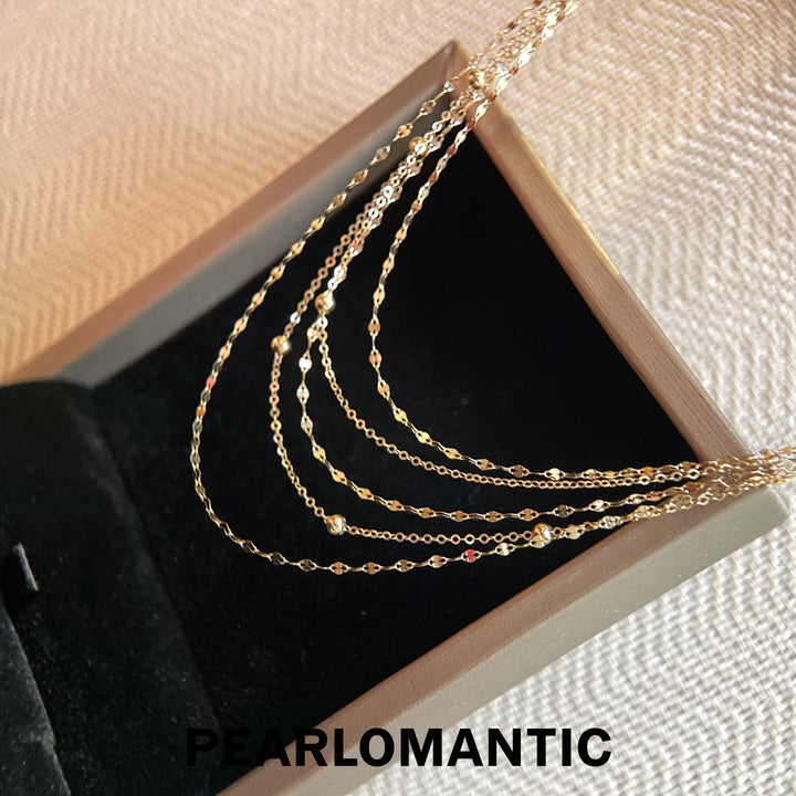 [Group-Buying] Golden Cascade 18K Five-Layer Tassel Necklace