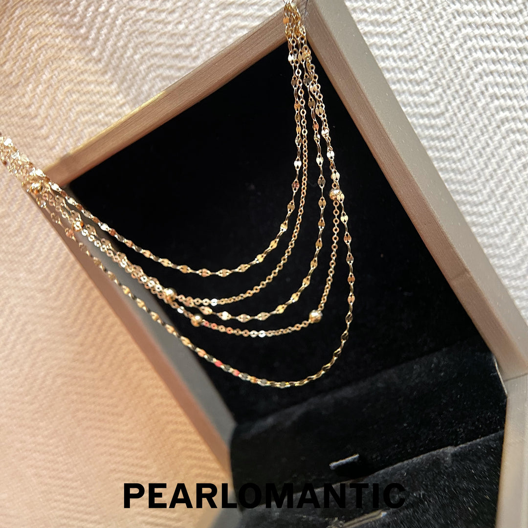 [Group-Buying] Golden Cascade 18K Five-Layer Tassel Necklace