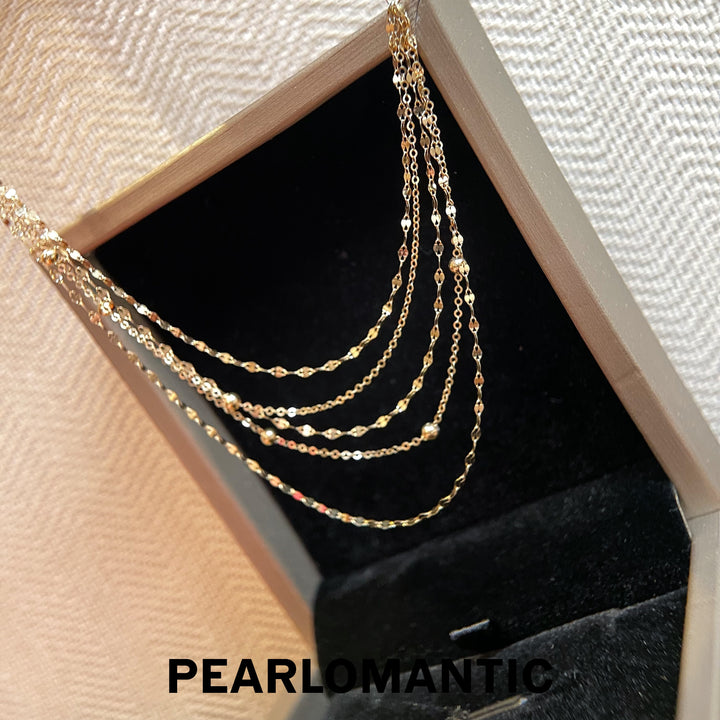 [Group-Buying] Golden Cascade 18K Five-Layer Tassel Necklace