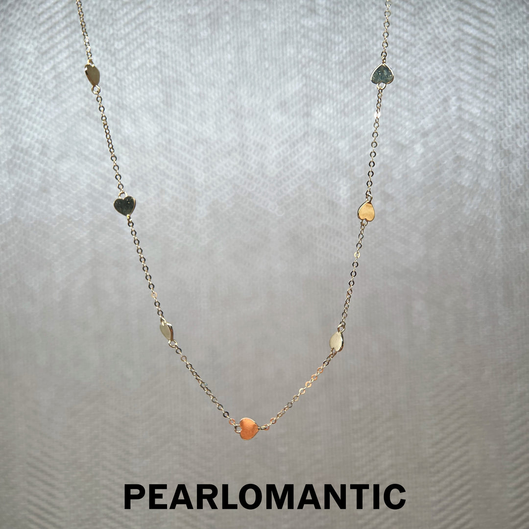 [Group-Buying] Love Spark 18K Gold Heart O-Chain Necklace &amp; Bracelet Set