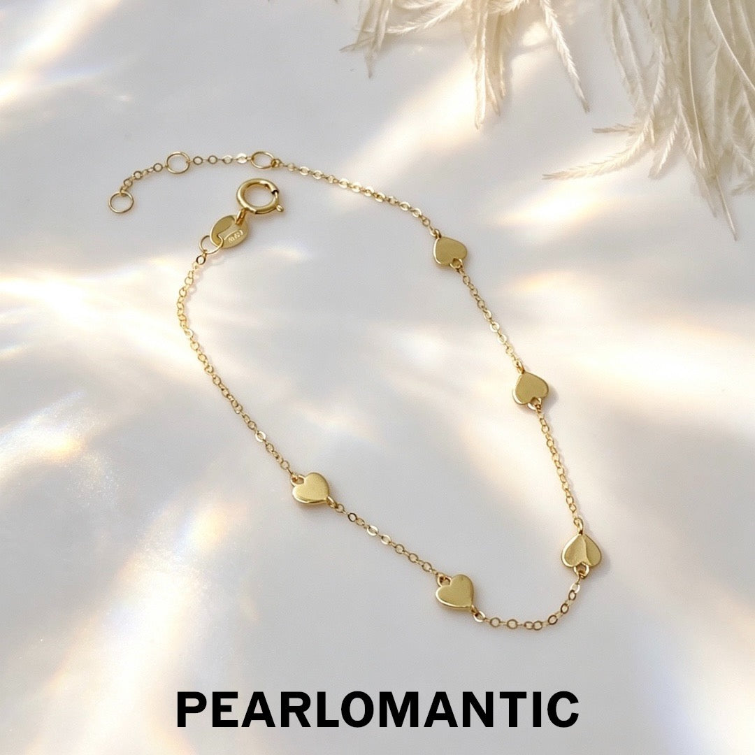 [Group-Buying] Love Spark 18K Gold Heart O-Chain Necklace &amp; Bracelet Set