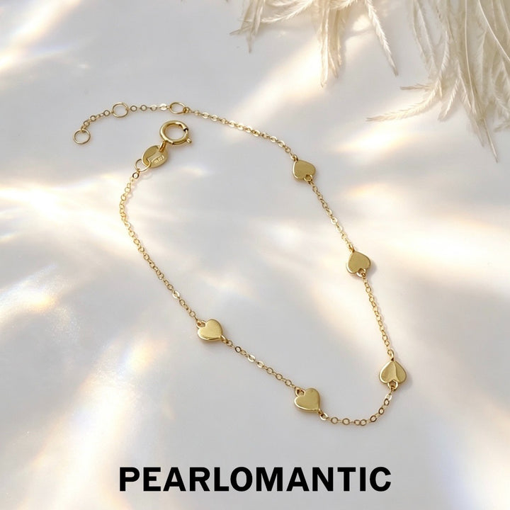 [Group-Buying] Love Spark 18K Gold Heart O-Chain Necklace &amp; Bracelet Set