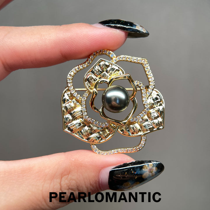 [Special Event] Pearl Garden 9–10mm Tahitian Pearl Vintage Brooch Collection