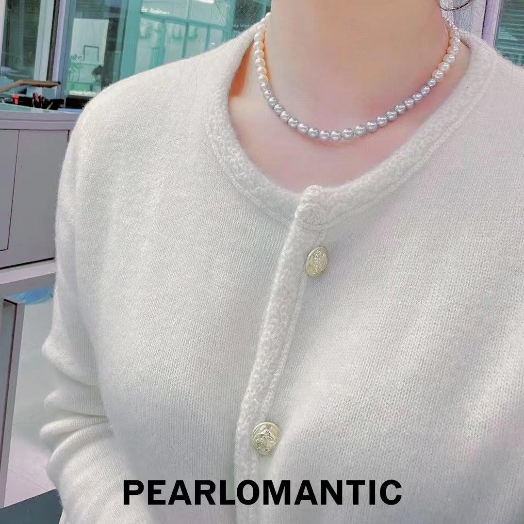 [Group-Buying] Akoya 6-7mm Dawn to Dusk Pearl Gradient Necklace w/ 18k Gold