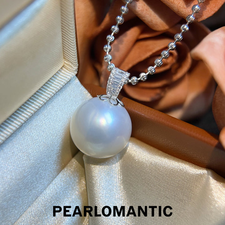 [Fine Jewelry] PT900 & Australian White Pearl 15.6mm Collection Lunar Glow Pendants