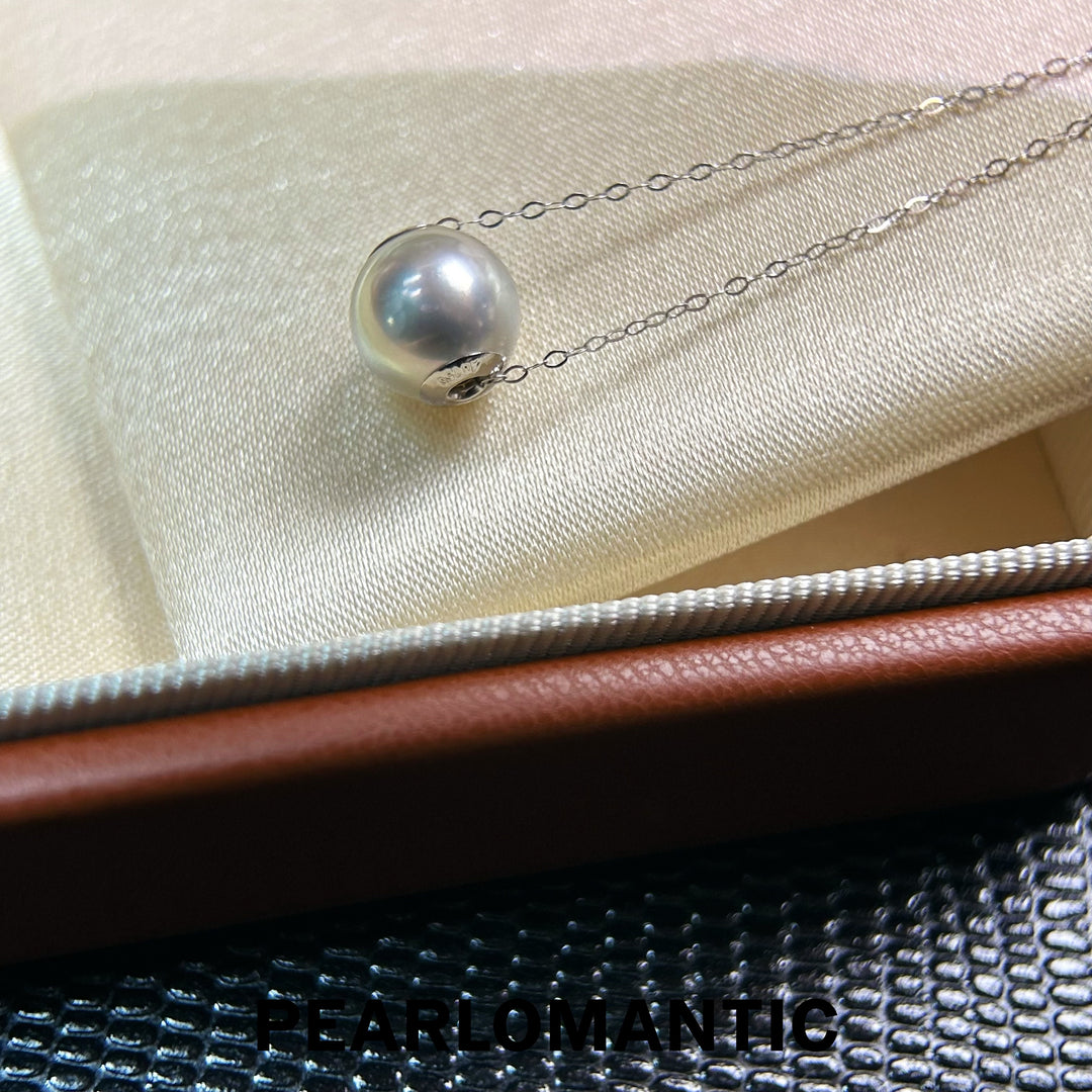 [Fine Jewelry] 8-9mm Akoya Madama Color Pearl Necklace w/ PT900 Adjustable Chain