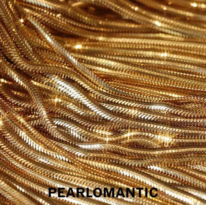 [Fine Jewelry] -Restock- 18k Japan Made 5.5-6g Snake Chain Necklace Two Length Available