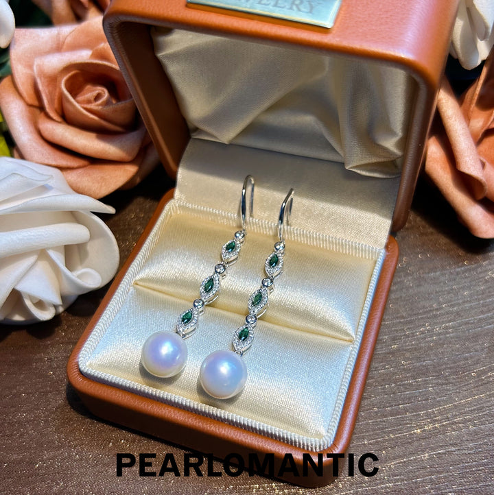 [Designer's Choice] Freshwater Pearl Mirror Shine Dangle Earring w/ S925 Silver