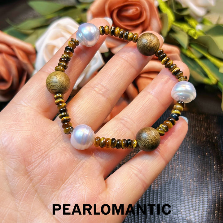 [Everyday Essentials] Australian White Baroque Pearl Primal Harmony Bracelets