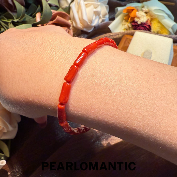 [Designer's Choice] Red Coral & S925 Silver Lucky Bracelets