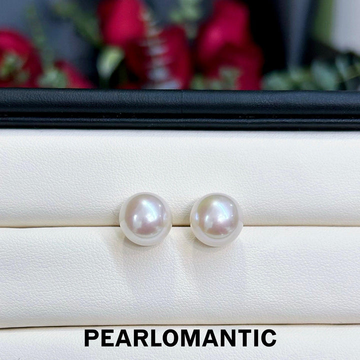 [Fine Jewelry] Freshwater Nucleus-Free Pearls 11-12mm Classic 18k Earring Studs