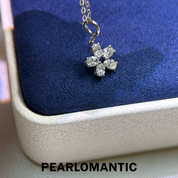 [Fine Jewelry] Diamond Blossom PT900 Platinum 1ct Lab-Grown Diamond Convertible Pendant