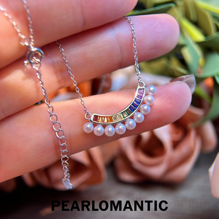 [Designer's Choice] Freshwater Pearl Whispers of Dim Light Pendants w/ S925 Silver