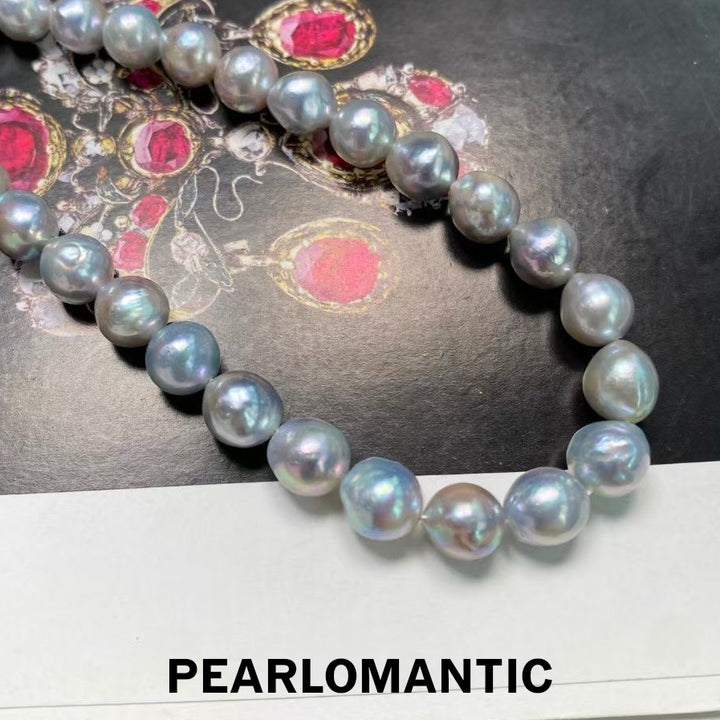 [Designer's Choice] Akoya Baroque Pearl Madama Color Classic Necklaces w/ S925 Silver