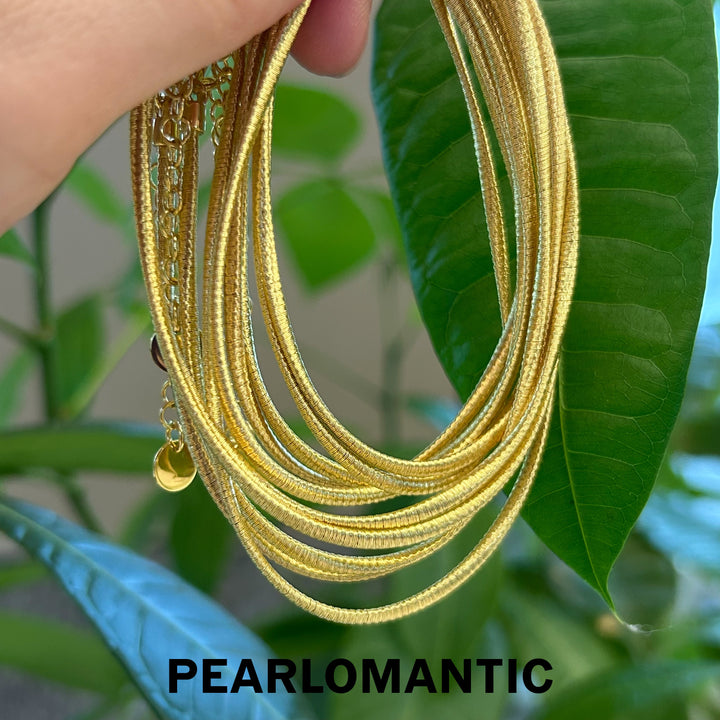 [Everyday Essentials] Exquisite German - Crafted S925 Snake Bone Chain - 45cm, Adjustable