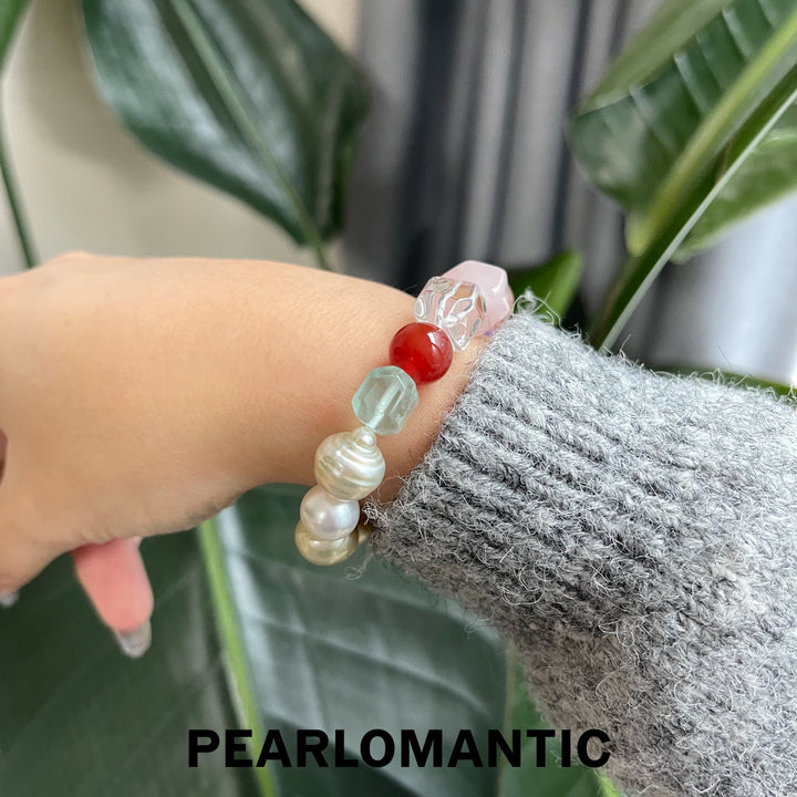 [Designer's Choice] Japan Made - Australian & South Sea Pearl Sun & Moon Symphony Bracelets