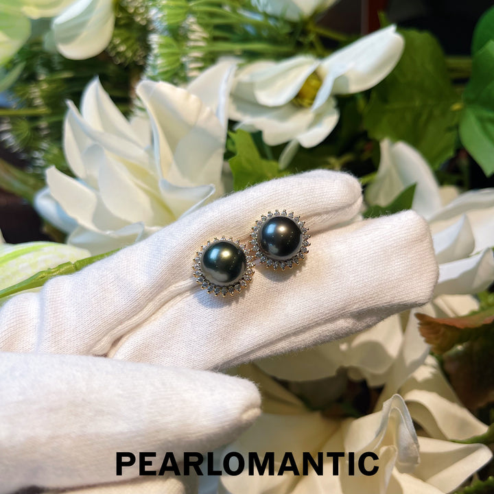 [Fine Jewelry] Tahitian Black Pearl Earrings & Pendants & Rings Jewelry Sets