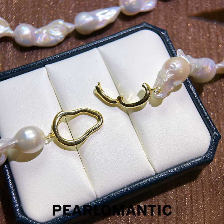 [Designer's Choice] Freshwater Pearl Baroque Classic Y-Style Necklace w/ S925 Adjustable Clasp
