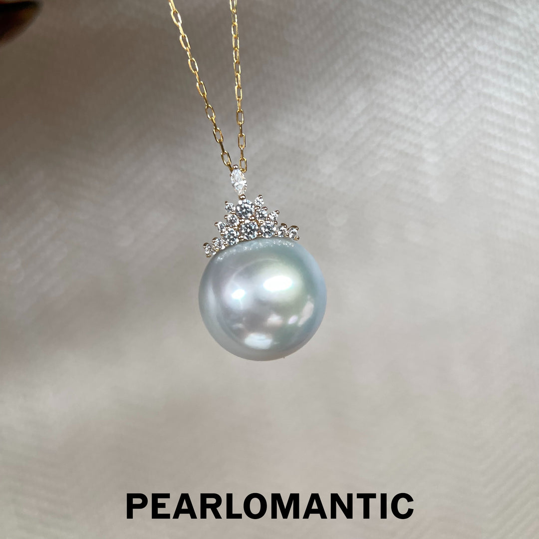 [Fine Jewelry] 13.8mm Top Level Freshwater Pearl Pendant in 18K Gold