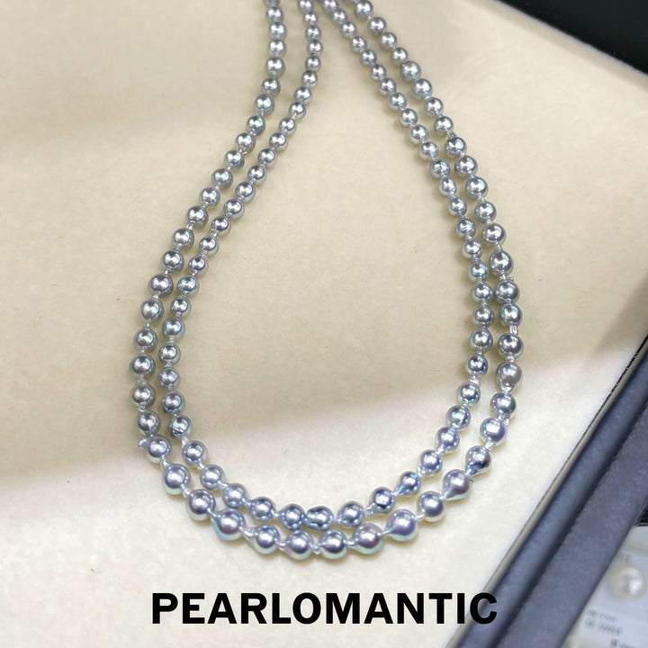[Designer's Choice] S925 Silver Adjustable Madama Color Baroque Akoya Necklace