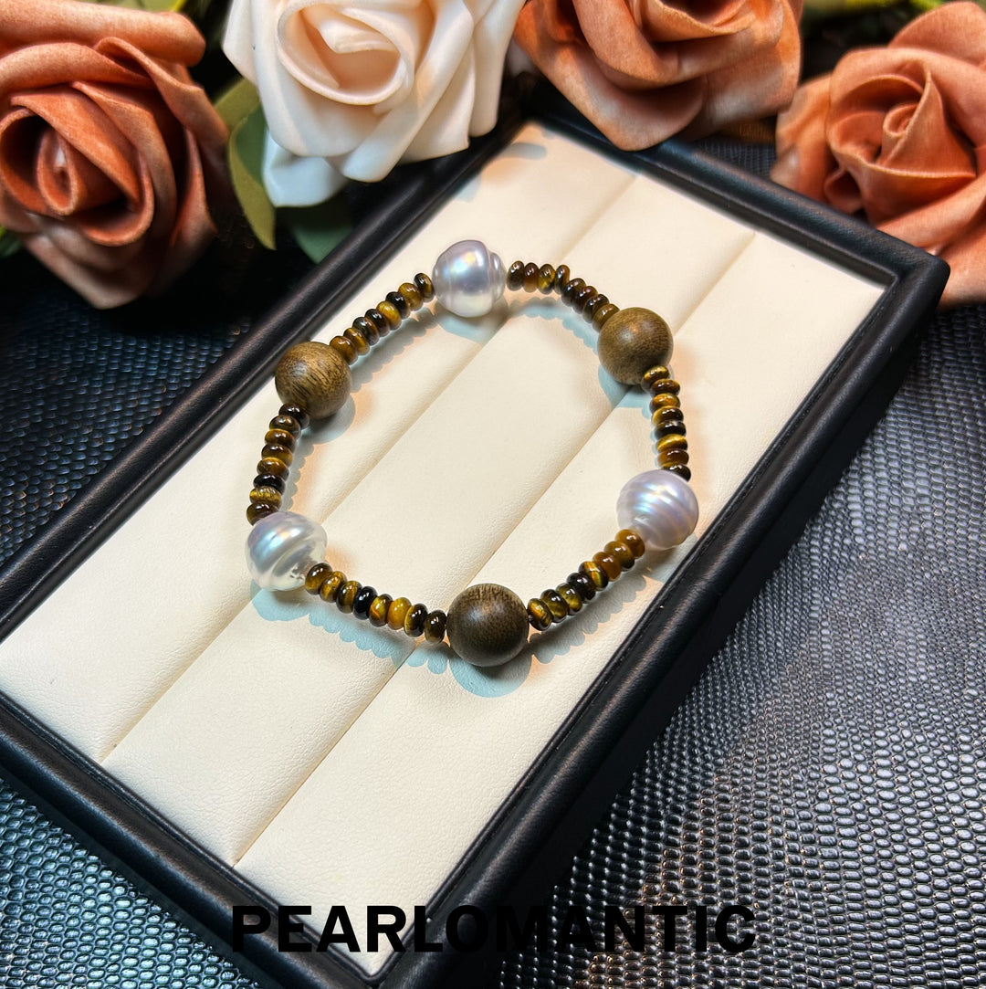 [Everyday Essentials] Australian White Baroque Pearl Primal Harmony Bracelets