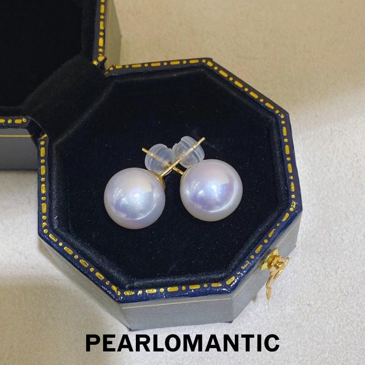 [Fine Jewelry] Freshwater Pearl 10-11mm Classic Style Earring Studs