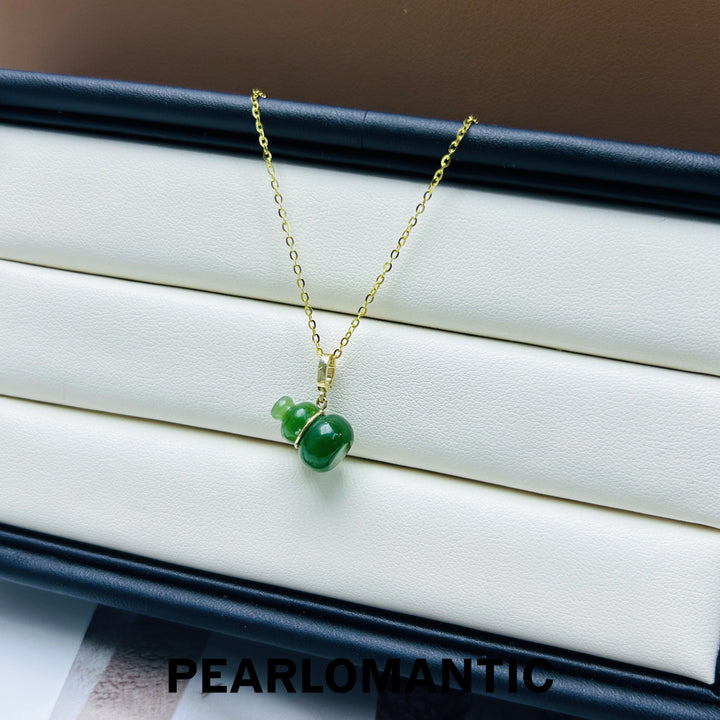 [Fine Jewelry] 18k Gold & Jade Hulu Design All-purpose Pendants