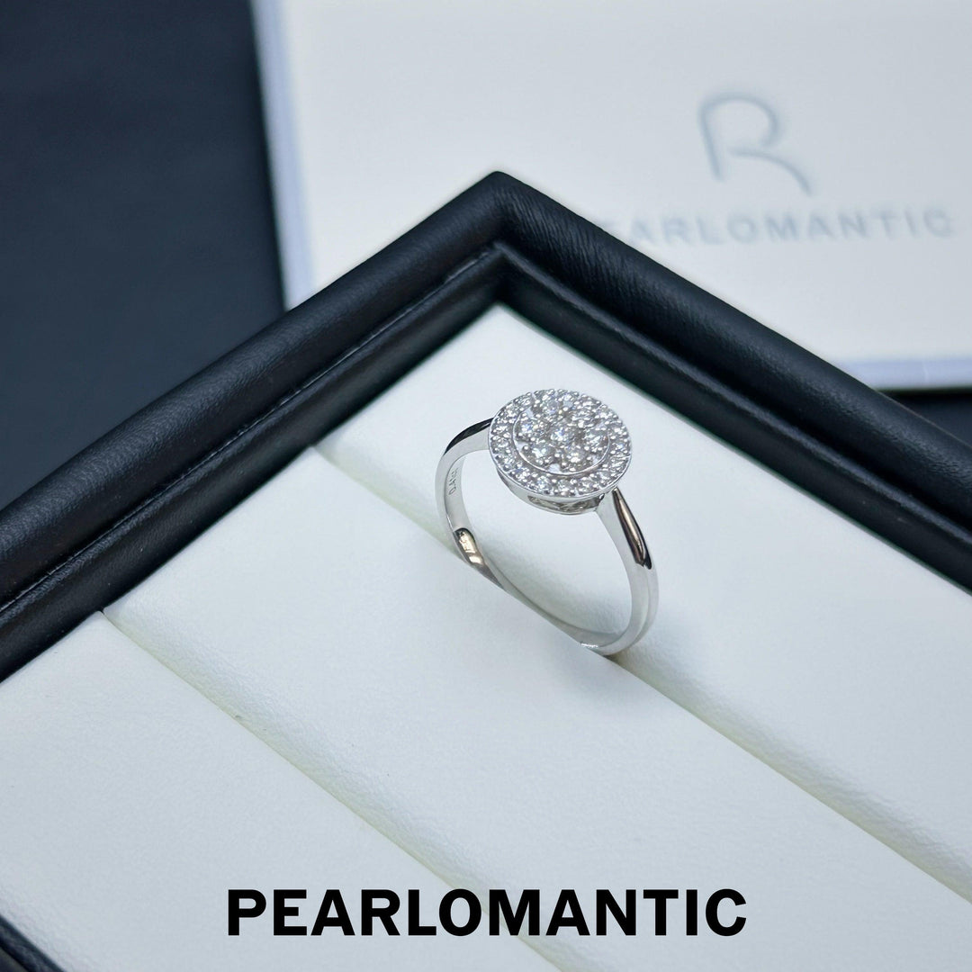 [Fine Jewelry] Diamond 0.41ct Ring F-G Color w/ 18k White Gold