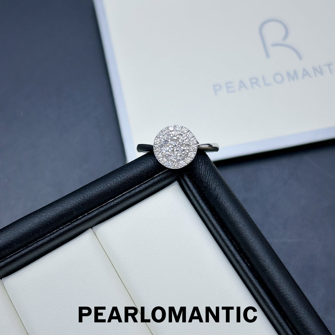 [Fine Jewelry] Diamond 0.41ct Ring F-G Color w/ 18k White Gold