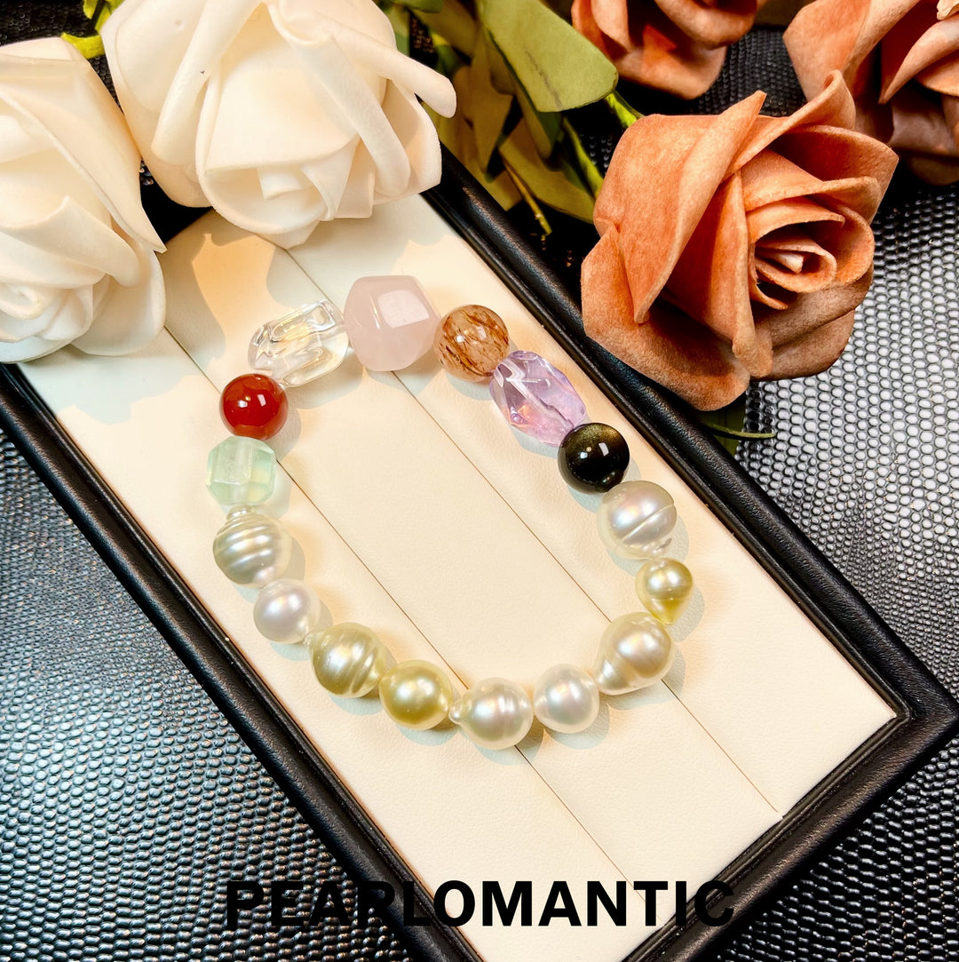 [Designer's Choice] Japan Made - Australian & South Sea Pearl Sun & Moon Symphony Bracelets
