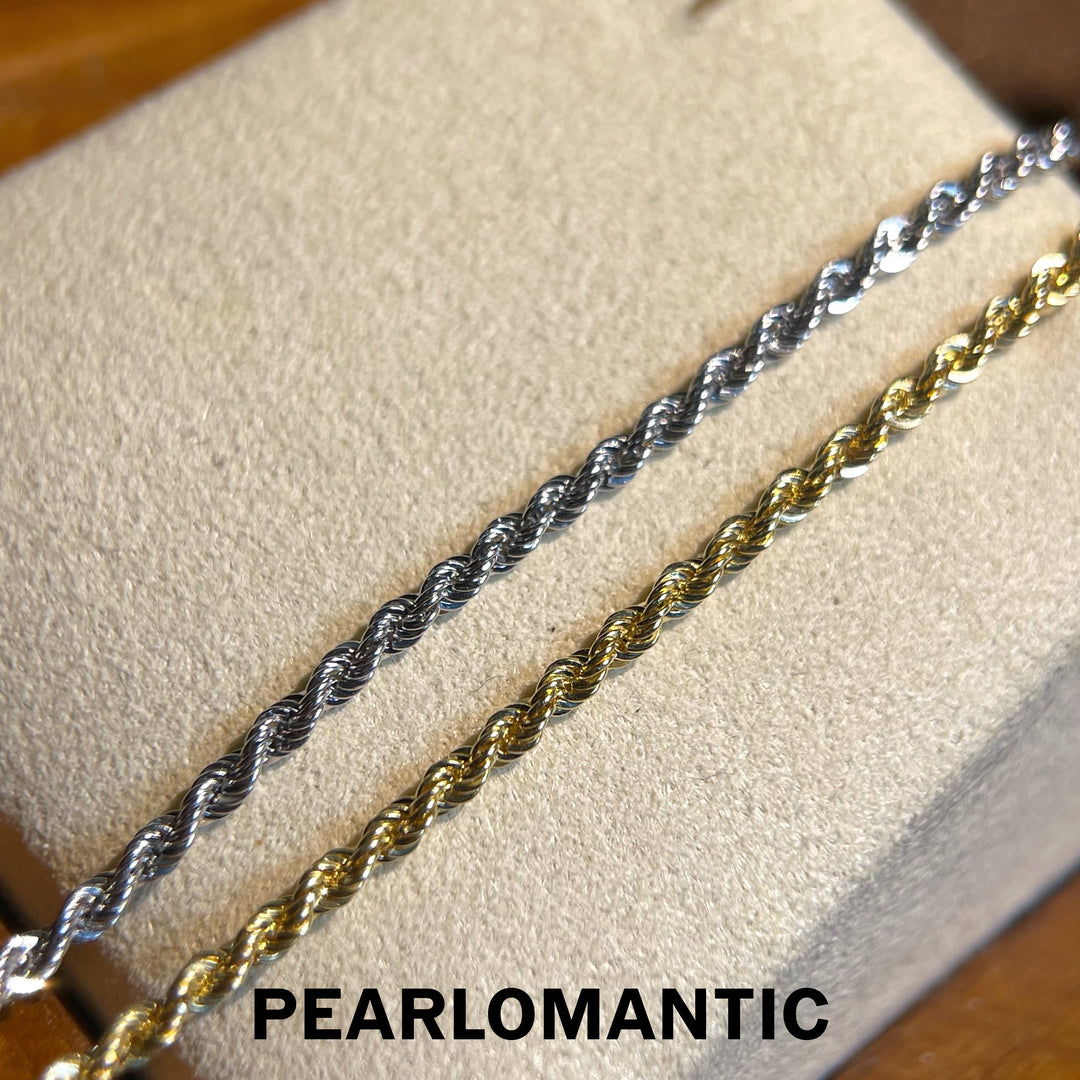 [Fine Jewelry] 18k Yellow Gold or White Gold Twisted Design Bracelets