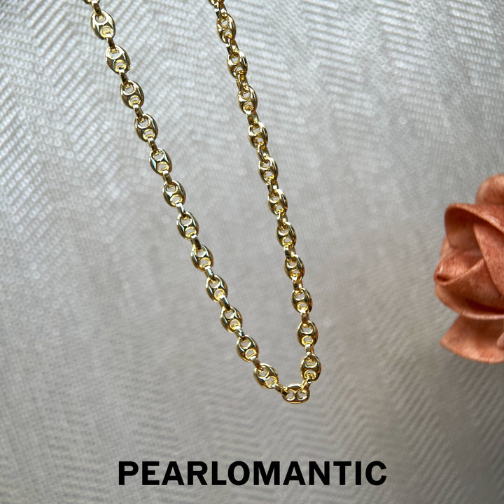 [618 Sale] Italy Made Pig Nose Link Necklace 42+5cm